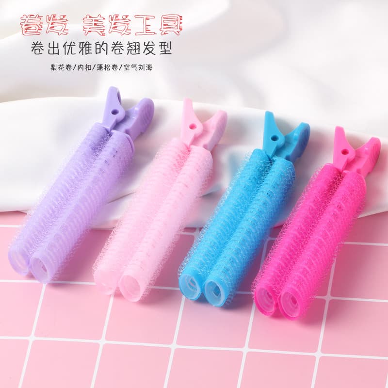 Juri Yoshida air bangs curling clip Xiaohongshu same style hair root fluffy clip curling iron lazy curling clip