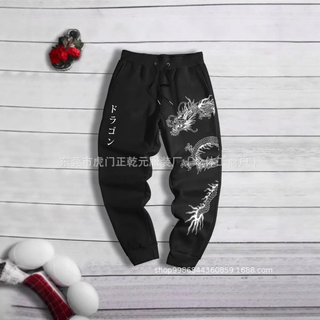 Fashion Trend 2025 Autumn Japanese Design Casual Pants American New Loose Versatile Plush Pants Men's Style
