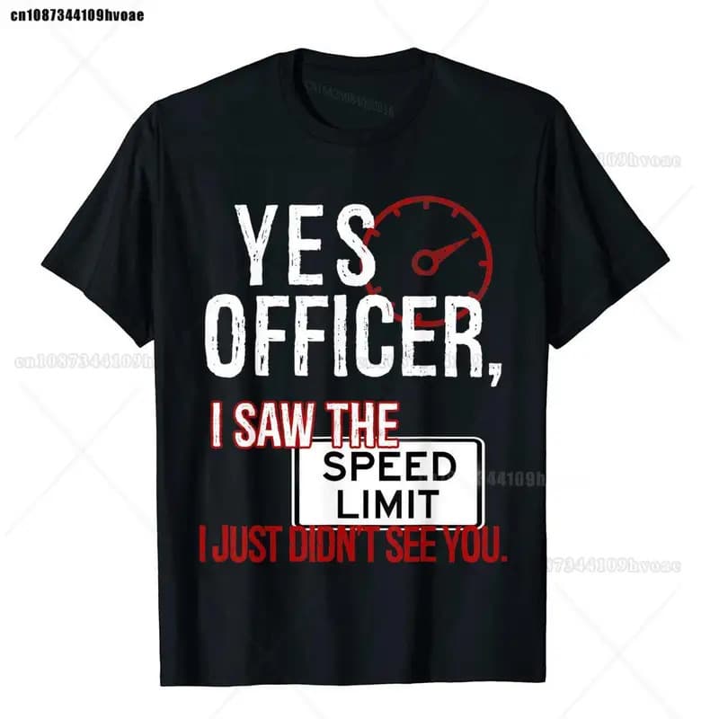 [Cross-border EU Size] Humor Driver Police T-Shirt Mechanic Gift Car Me