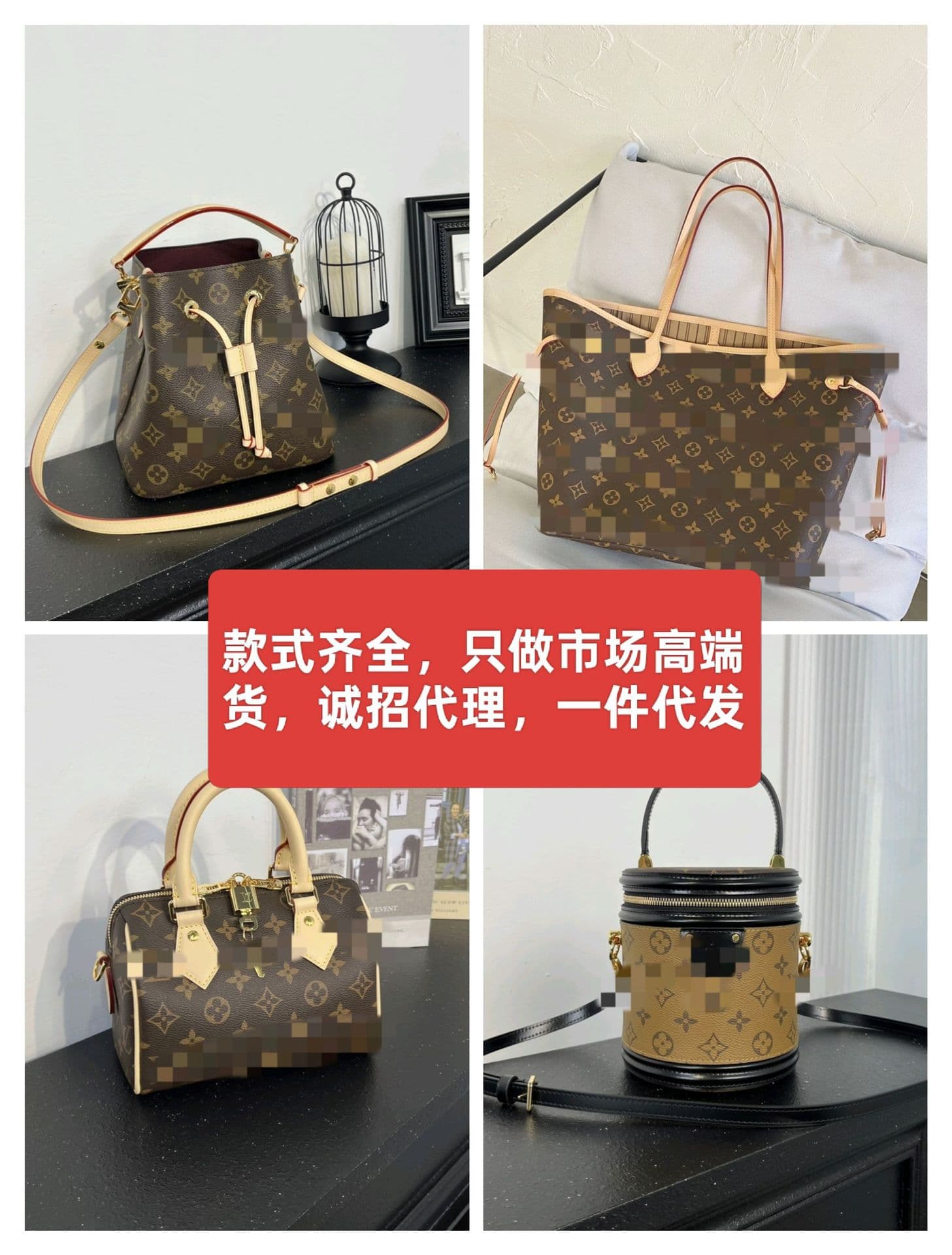 2026 Women's Fashion New Versatile Underarm Monogram Crossbody TB Women's Bag Cross-border