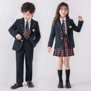 Kindergarten Uniform Class Uniform Spring Autumn Suit Children Winter Primary School Student Fall Winter Style Kids Formal Suit