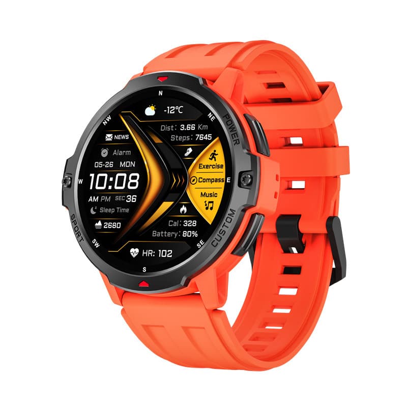 New C31 Smartwatch Bluetooth Call Outdoor Rugged GPS Pedometer Camera 1.46-inch Men's Band