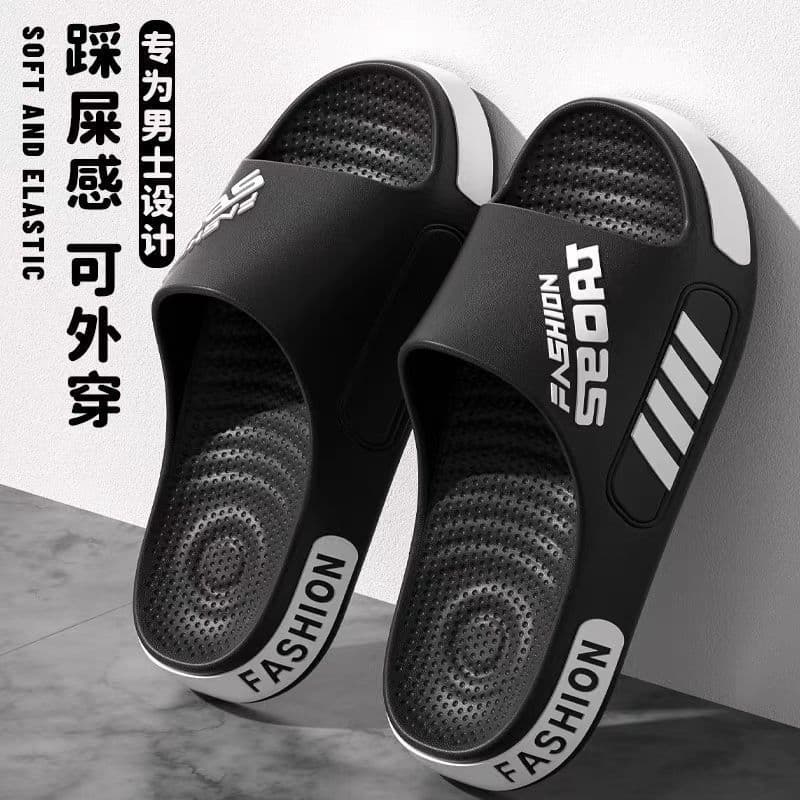 Eva Slippers Men's Large Size Trendy Student Slippers Outdoor Wear Non-Slip Slippers Women's Summer