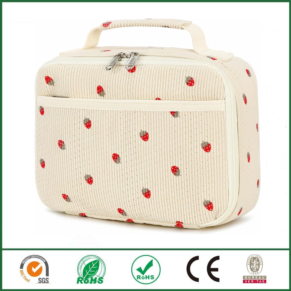 Amazon Cross-Border New Insulated Travel Storage Bag Kids Easy-Clean Lunch Tote Portable Thermal Lunch Bag