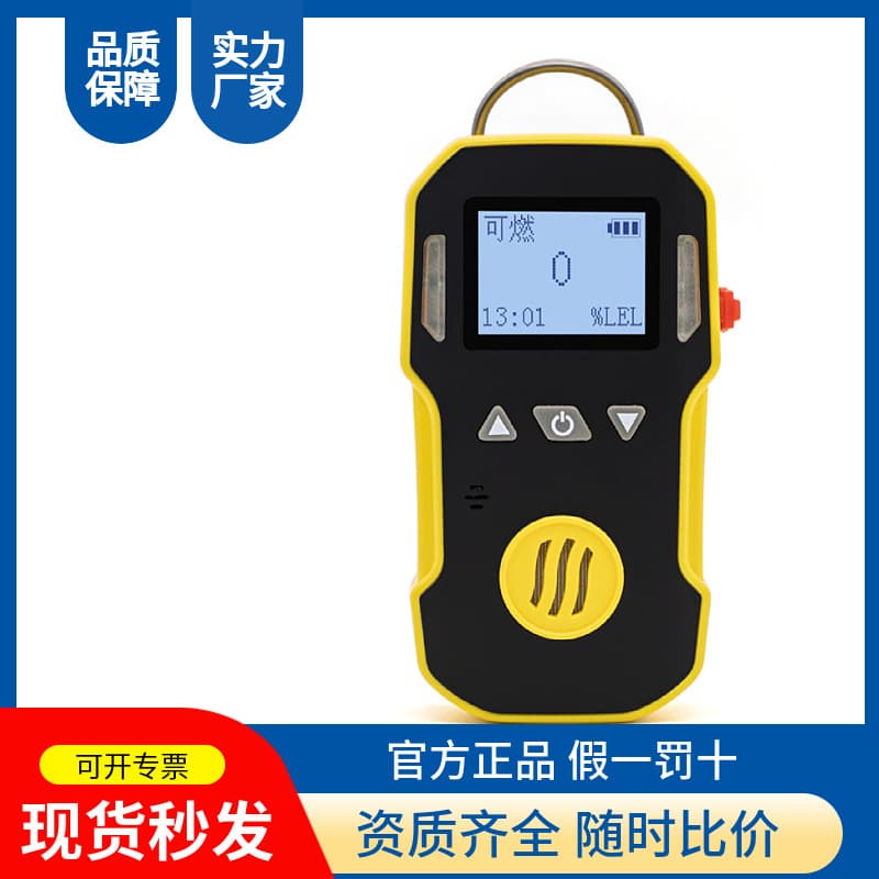 BH-90A Single Portable Gas Detector for Combustible Gases, Oxygen, Ammonia, Hydrogen, Phosphine, and Sulfur Dioxide