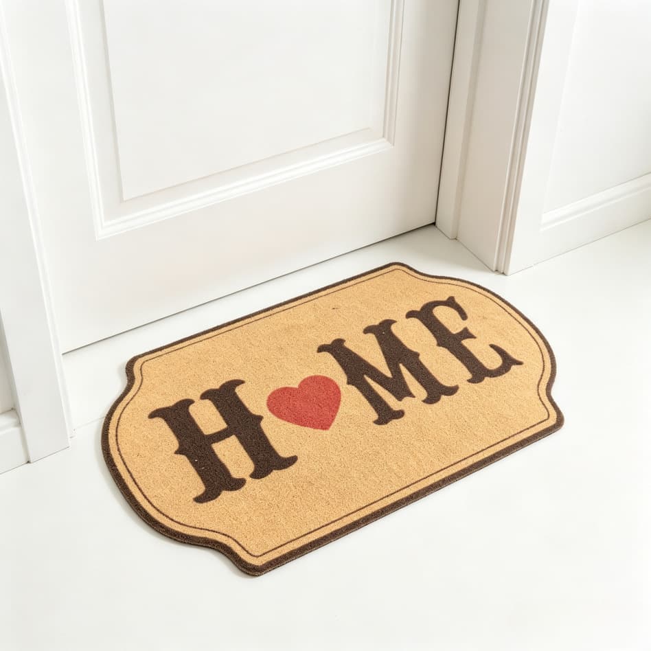 American-Style Imitation Coconut Palm Floor Mat for Scraping Dirt and Mud, Non-Slip Mat for Entrance Door, Cross-Border Temu Hot-Selling Entryway Mat