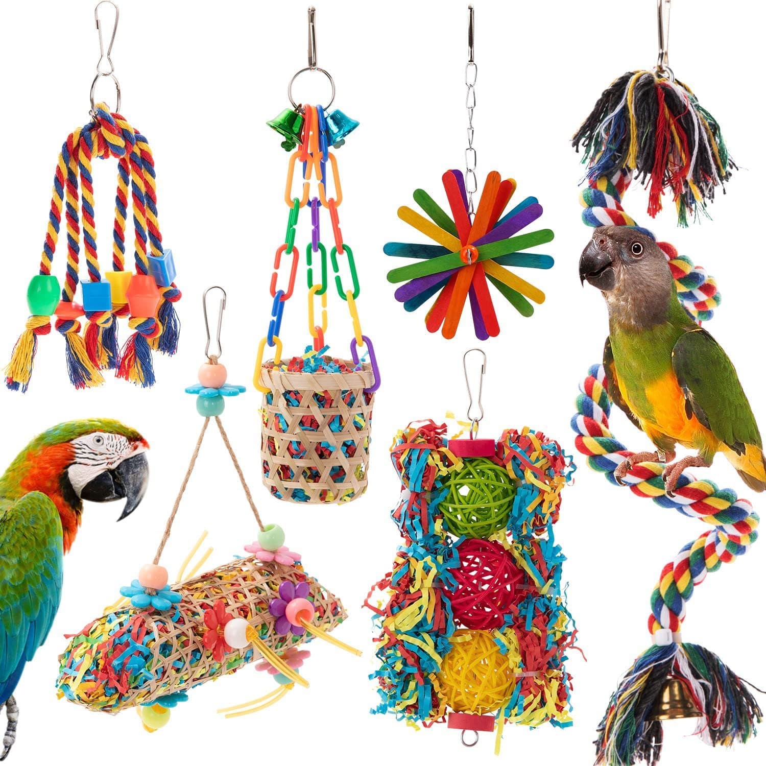 Large Parrot Cage Bird House Decorative Outdoor Garden Metal Cage For Budgies Parakeets Cockatiels Lovebirds