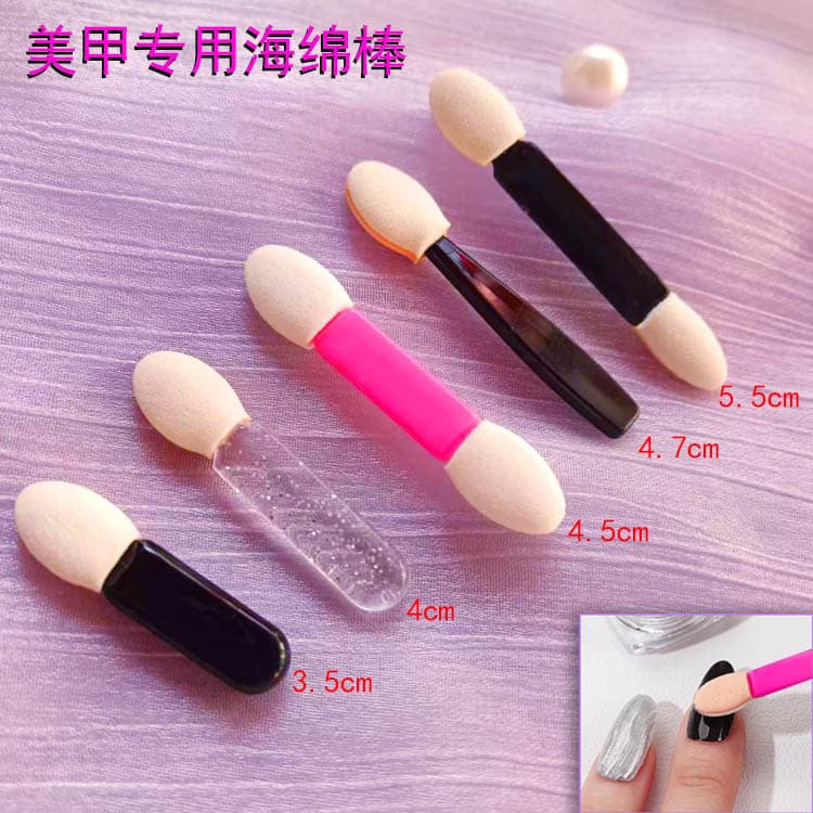 Wholesale Eyeshadow Brush Eyeshadow Stick Nail Tool Mirror Powder Brush Rubber Double-Ended Small Brush Makeup Brush