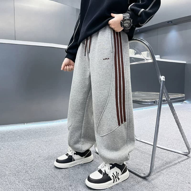 Kids Boys' Autumn Pants 2026 New Style for Older Kids Spring/Fall Long Pants, Boys' Sports Sweatpants