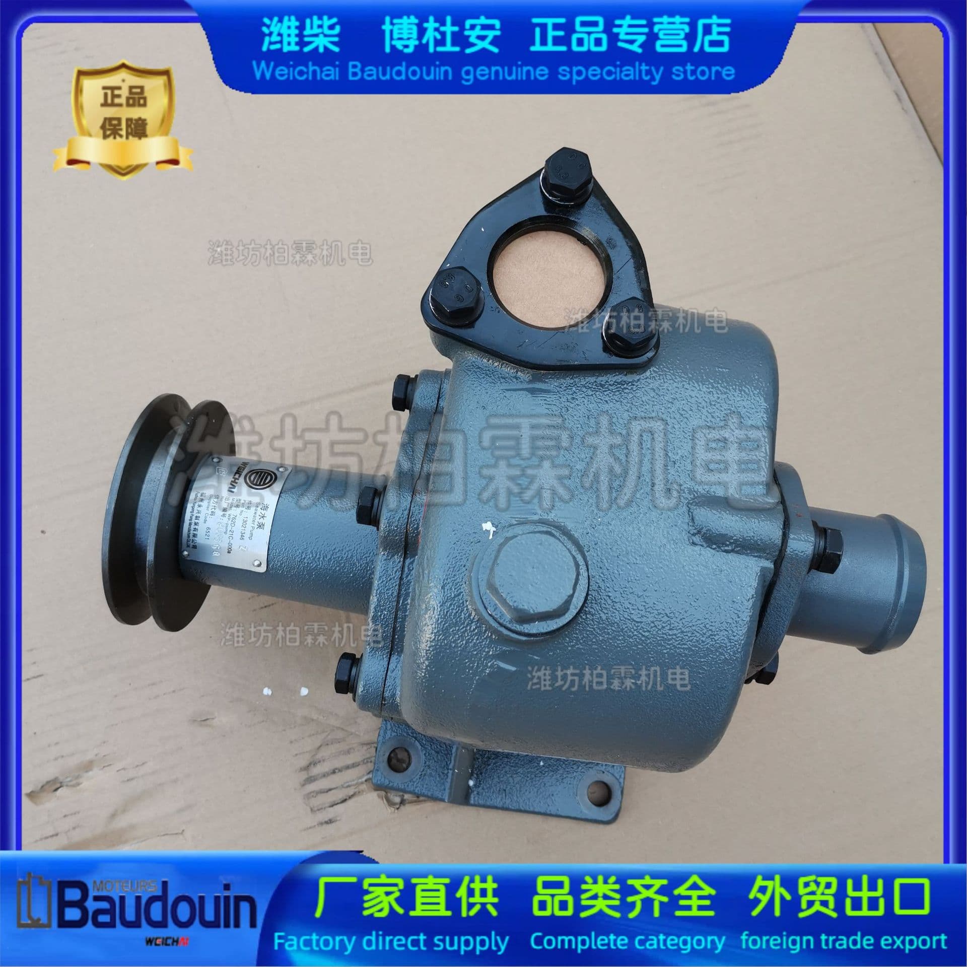13021346Z Sea Water Pump Assembly 13021346 Weichai Deutz 226B WP4 WP6 Engine Original Factory