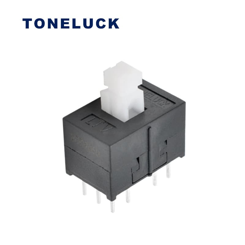TONELUCK Automotive Sensor Vertical Push Button Switch LTV87 Series Power Socket and Extension Cord Direct Push Switch
