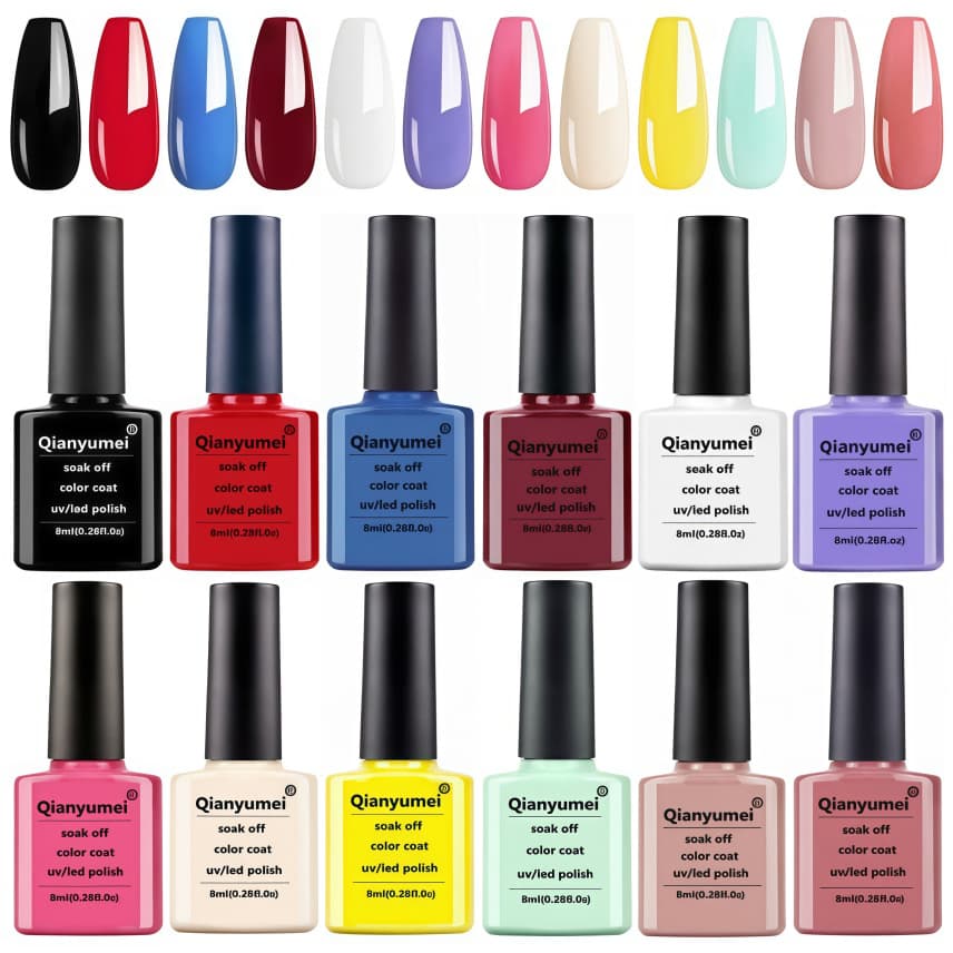 Genuine Nail Gel Polish Color Bottle Set Wholesale for Nail Salons, Wearable Nail Tips, Cat Eye Gel, Nail Polish Gel