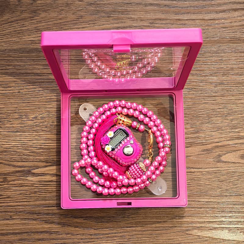 Cross-border point diamond with flower counter 99 6mm point counting beads set with diamond ring type counter suspension set