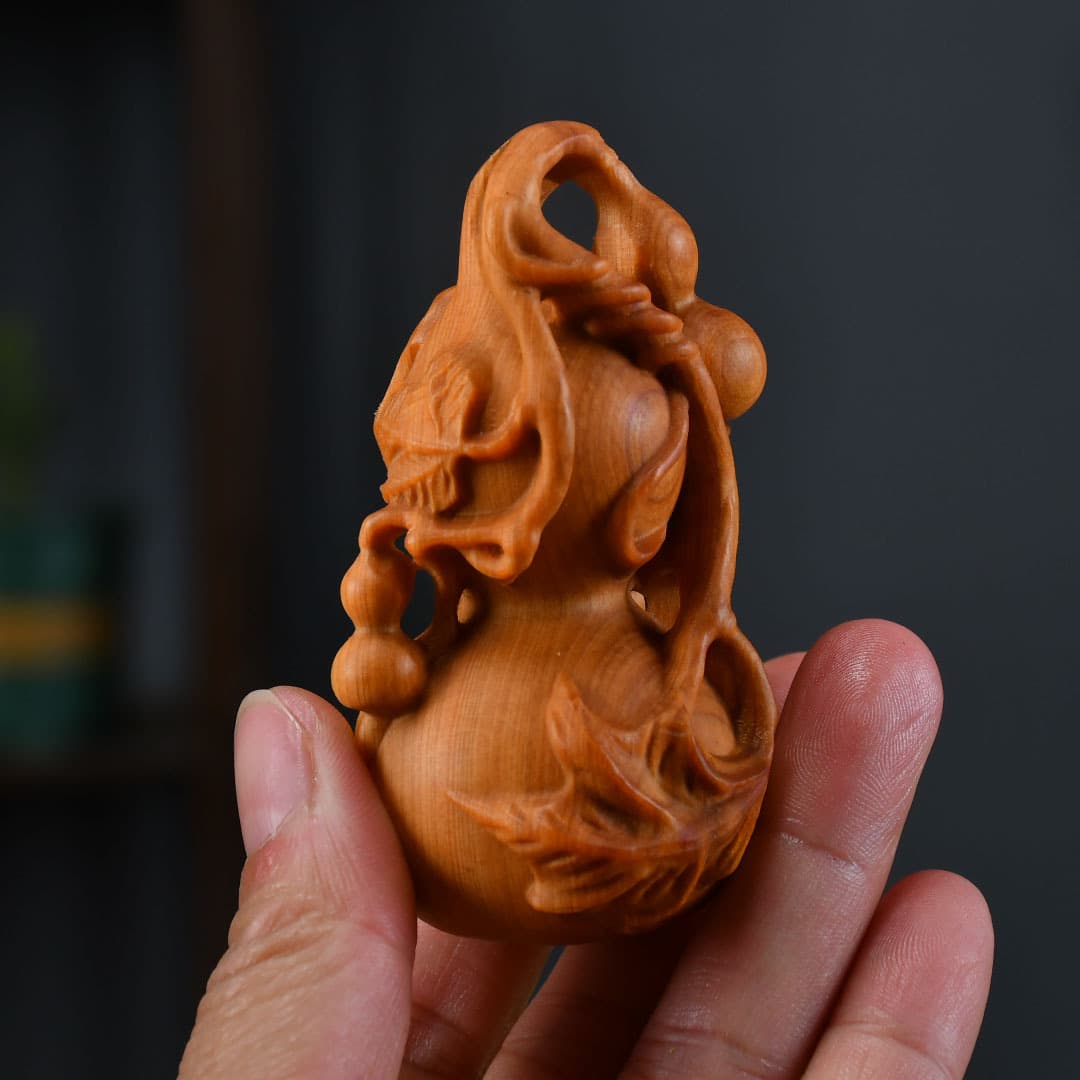 Yabai Multi-Fruitful Gourd Hand Piece, Car Ornament and Vehicle Decoration, Creative Desktop Gift for Car Interior