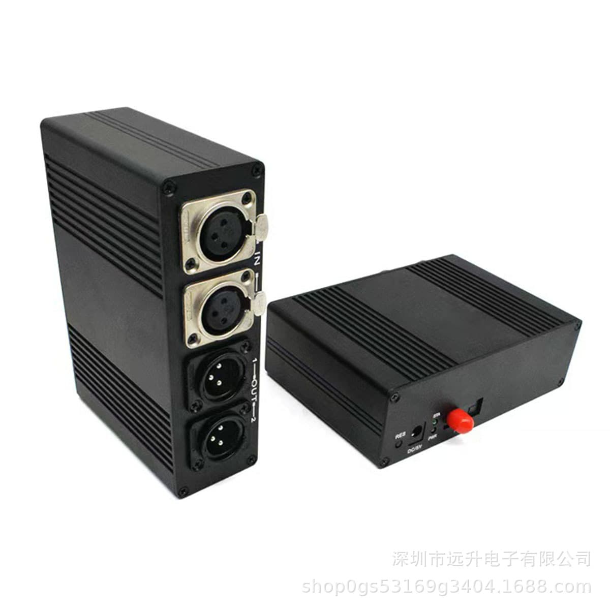 Foreign trade two-way mutual conversion XLR XLR optical fiber extender microphone audio transceiver Fiber XLR
