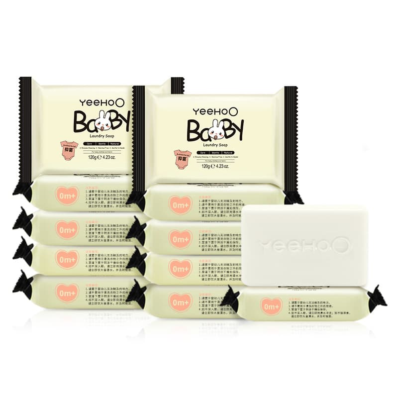 Ying's Baby Laundry Soap Children's Detergent Diaper Soap BB Soap Soap for Babies 120g Fruit Stains