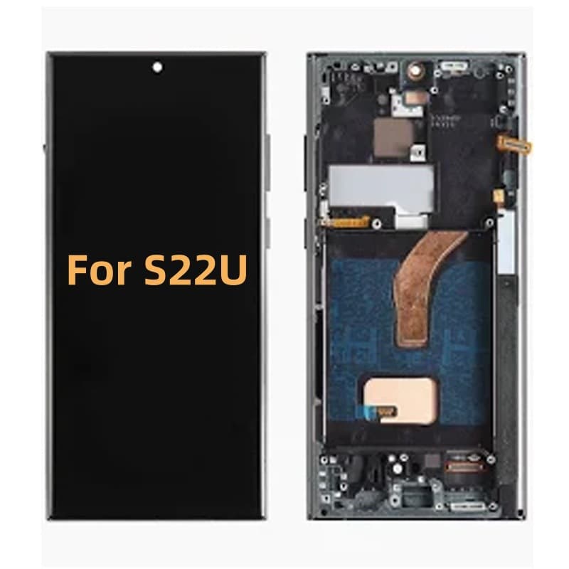 LCD Screen Assembly with Frame for Samsung Galaxy S22 Ultra