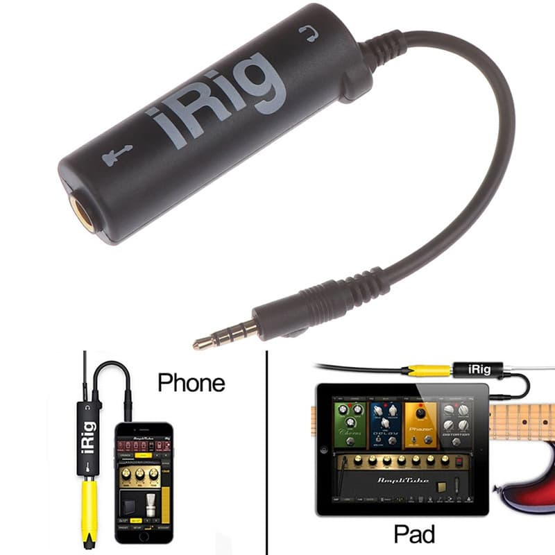 iRig Guitar Effector for Apple Guitar Audio Interface iPhone/iPad Guitar Cable Converter