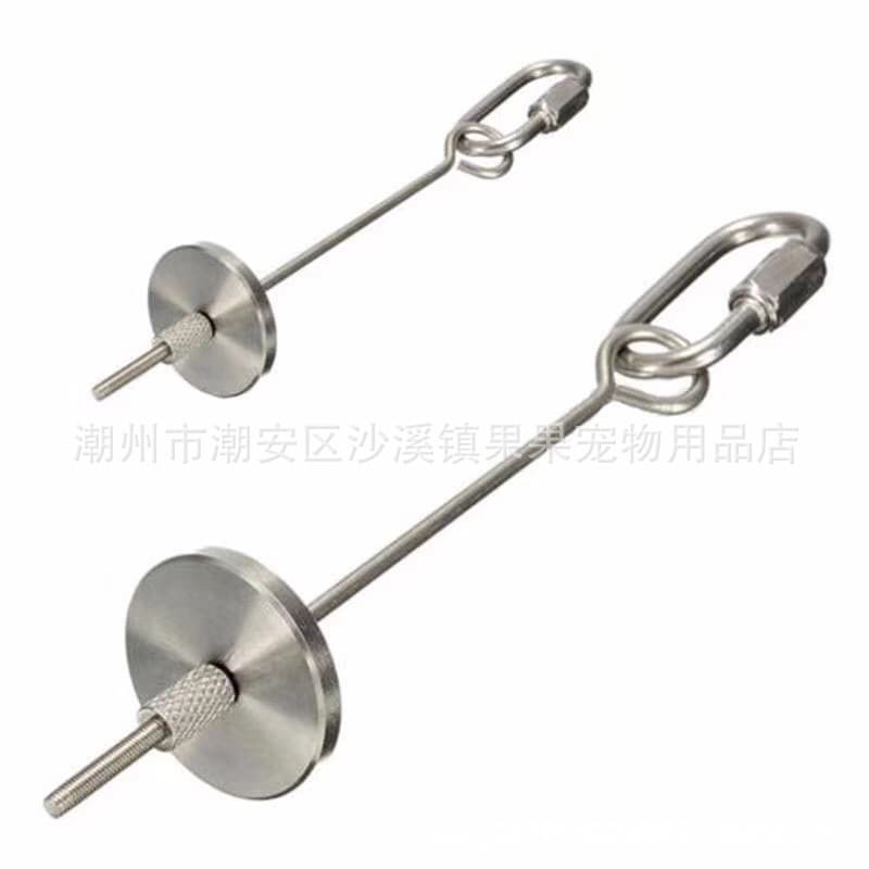 Parrot Stainless Steel Fruit Fork 304 Toy Fork Medium and Large Parrot Supplies Bird Cage Stainless Steel Fruit Fork