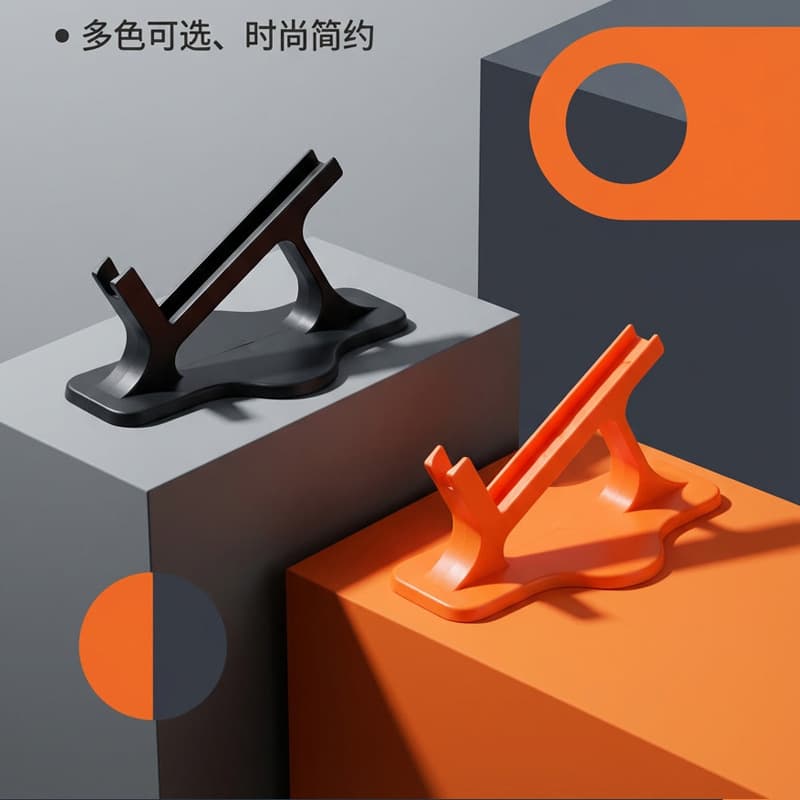 Cross-border engineering side-lying mobile phone holder 3D printing lazy sofa horizontal side-lying special holder in stock