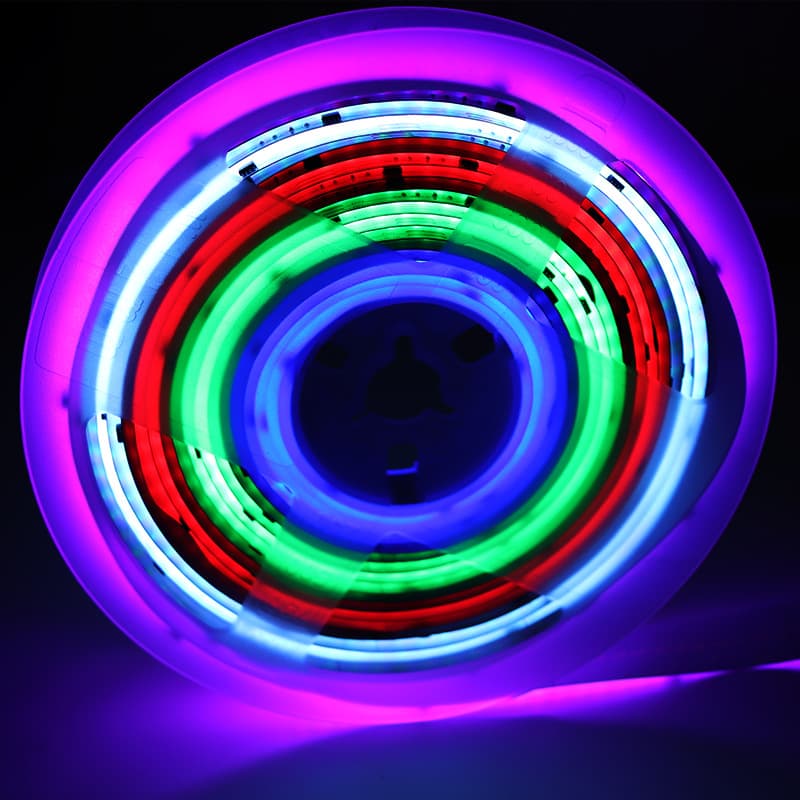 High-density 720-bead LED flexible light strip WS2811 programmable running water effect inverted chip ambient light strip