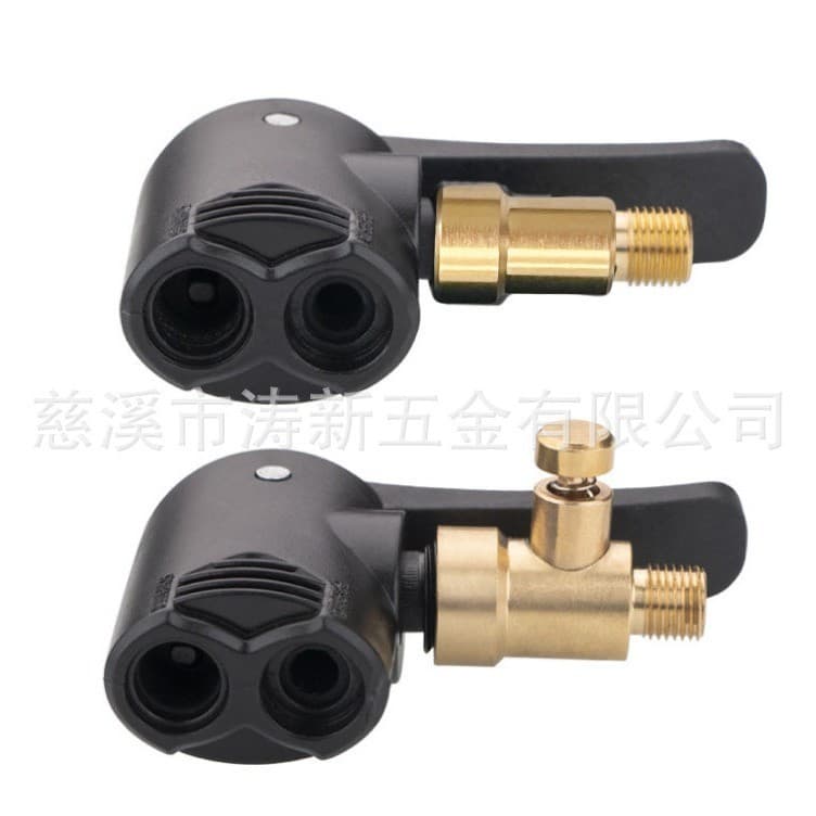 Car Air Pump Hose Conversion Nozzle Accessories Tire Thread Adapter American/French Quick Clamp