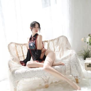 Rainy Night Passion Sexy Lingerie Role-Play Classic Palace Maid Uniform Temptation Small Bust Set