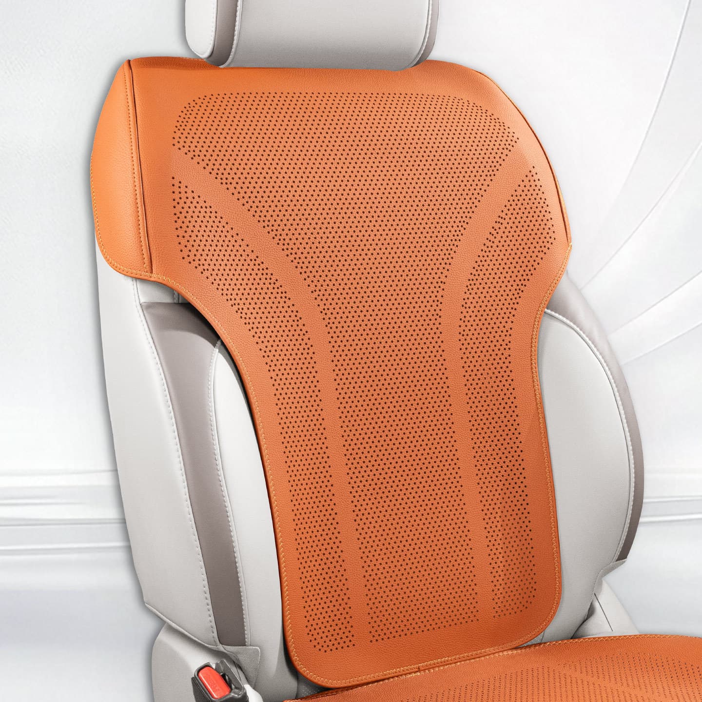 Model B Single Backrest Car Cushion Compatible with Mercedes-Benz, BMW, Audi, Geely, Honda, Toyota, All-Season Use