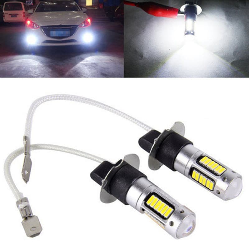 High-brightness Constant-current LED Fog Lamp H3 881 4014 30SMD H1 880 Car Fog Lamp Automobile Lighting Accessories