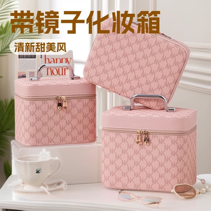 2025 New Makeup Case High Capacity Large Volume Makeup Artist Handbag Cosmetic Tool Storage Box Factory Direct