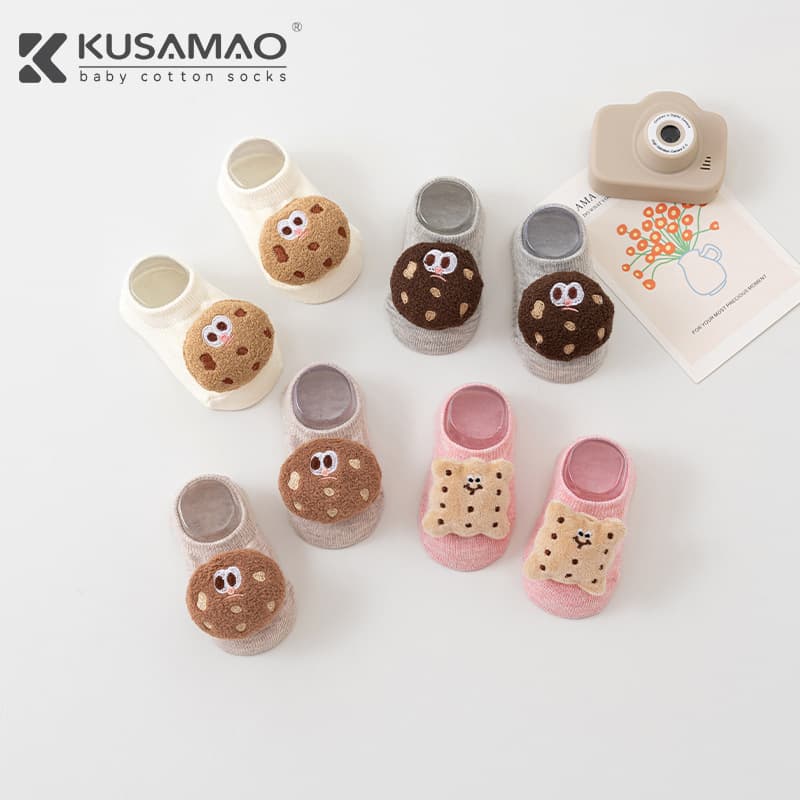 Baby Socks Crawling Floor Socks for 0-12 Months, Non-Slip Low-Cut Boat Socks for Newborns with Anti-Slip Design