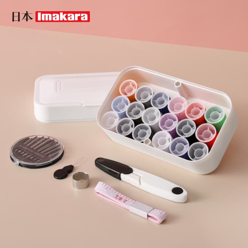 Japanese Sewing Box Household High-end Multi-functional Portable Student Practical Hand-stitched Sewing Tool Kit Set