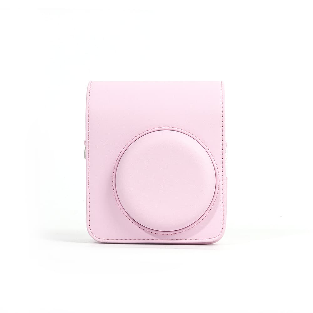 Suitable for Polaroid mini13 camera leather magnetic buckle retro camera bag portable solid color protective bag anti-scratch and anti-scratch