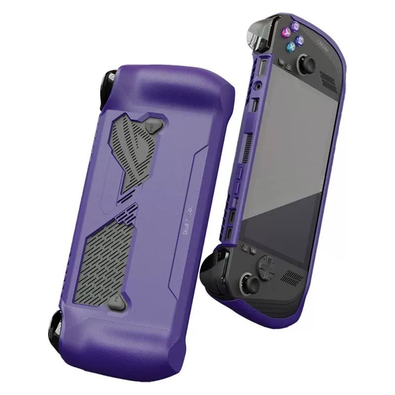 Suitable for Skull & Co.ROG AllyX stand protective case anti-fall soft TPU protective case ROG X protective case