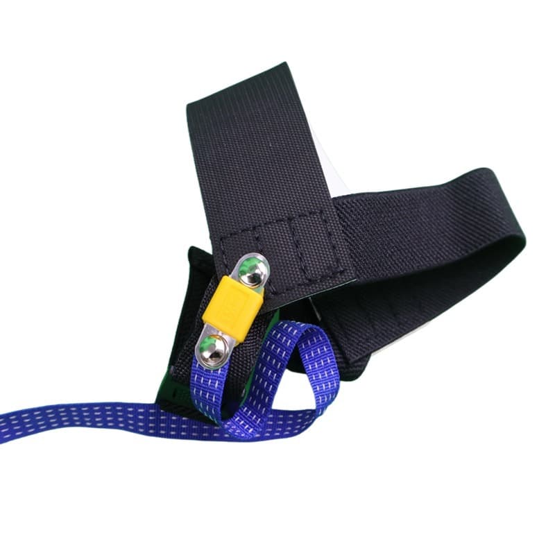 [Factory direct] adjustable black and white anti-static rubber ankle strap, static removal ankle band, ankle ring.