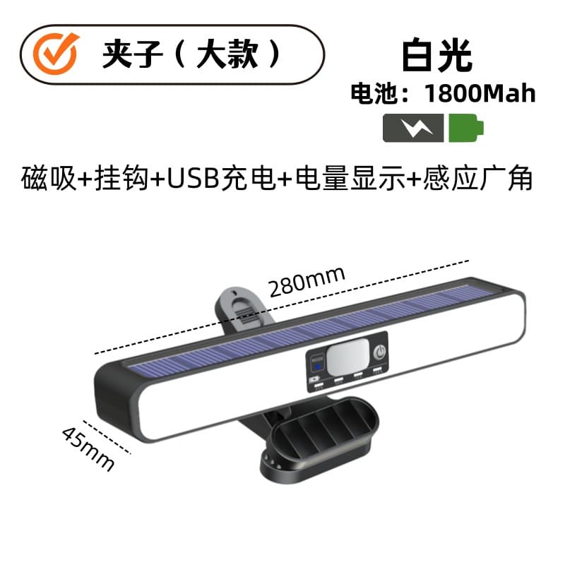 2025 New Solar Light Outdoor Clip Courtyard Light Dusk-to-Dawn Household Wall Light Motion Sensor Waterproof Solar Light