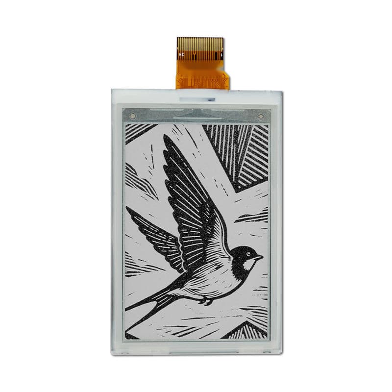2.7-inch 176x264 Resolution Black and White 2-Color 200x300 E-Paper Ink Screen EINK Display