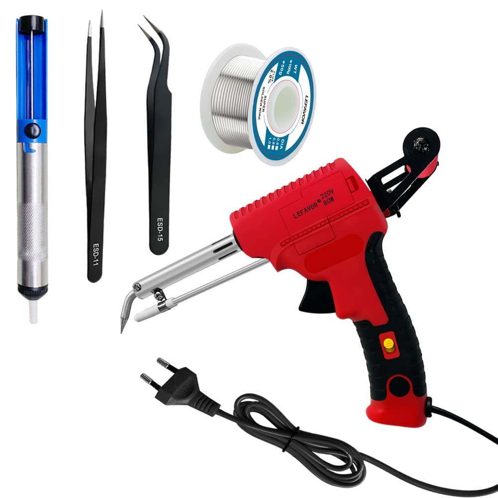 Manual Soldering Iron Constant Temperature Electric Soldering Iron Automatic Soldering Set Welding Gun Solder Home Electronics Repair Welding Tool
