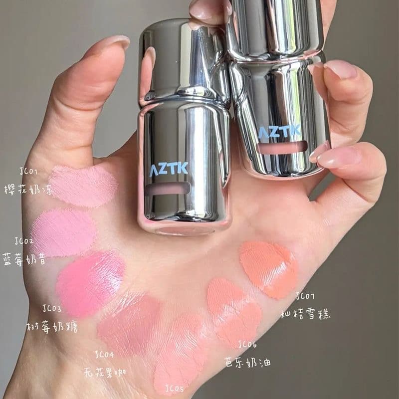 AZTK Liquid Blush (JC01) - Highlights, plumps, and tightens; 06 - Matte, nude makeup, contours, and enhances complexion.