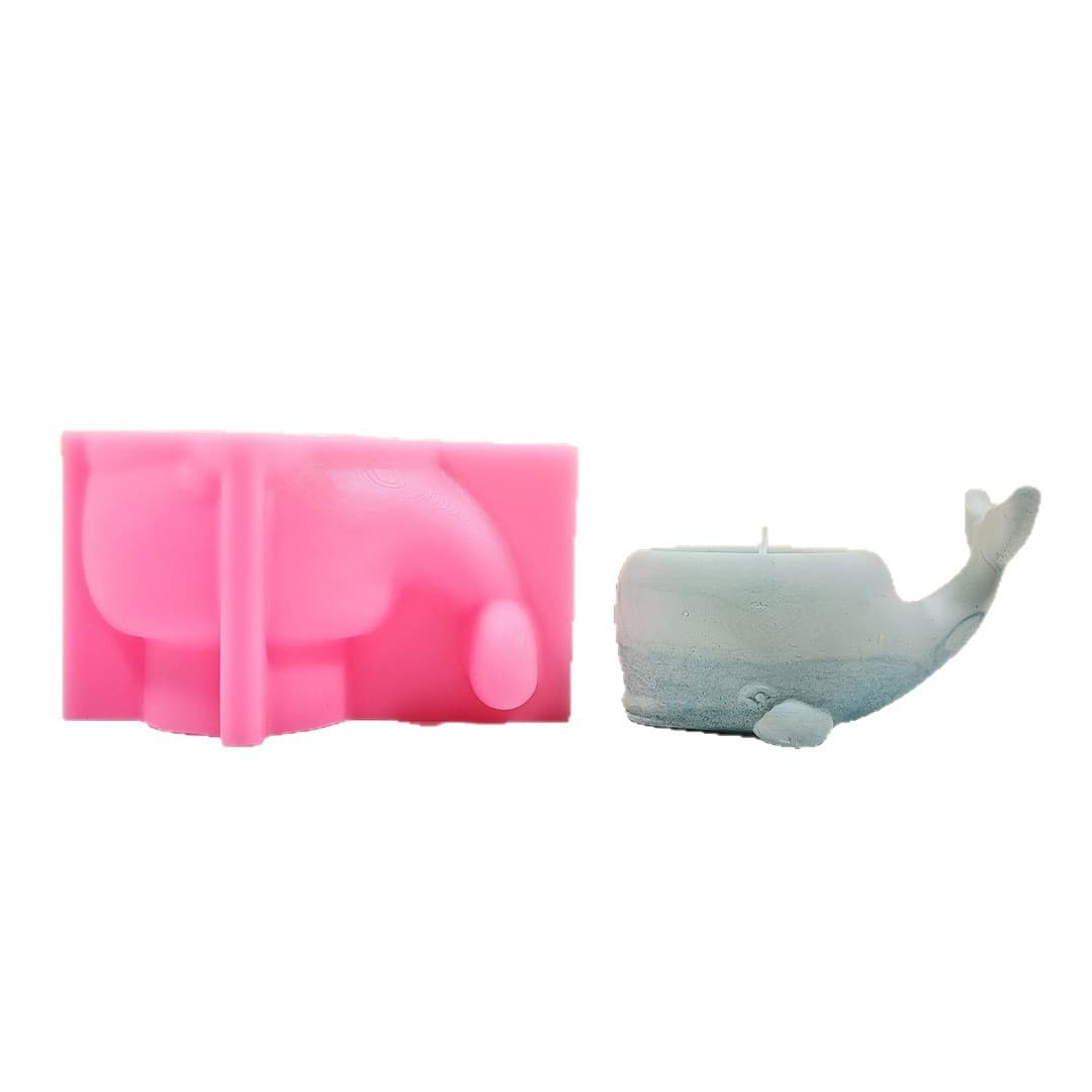 Whale Silicone Mold Succulent Planter Home Indoor 3D Decorative Ornament DIY Craft C807