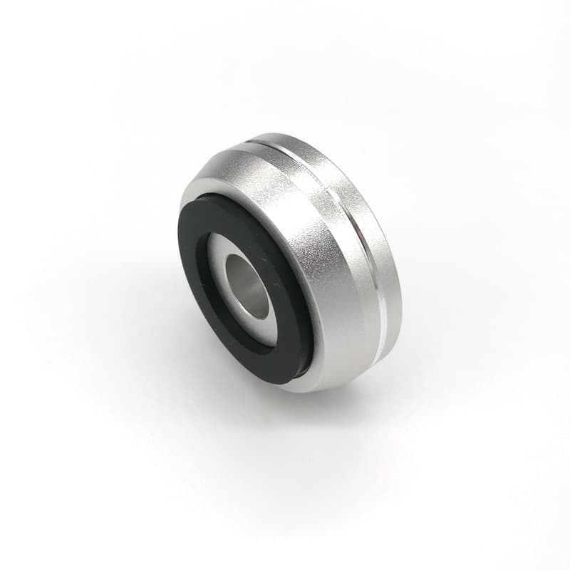 40x16mm Vibration Damping Feet for Computer Chassis and Audio Equipment with Aluminum Spikes