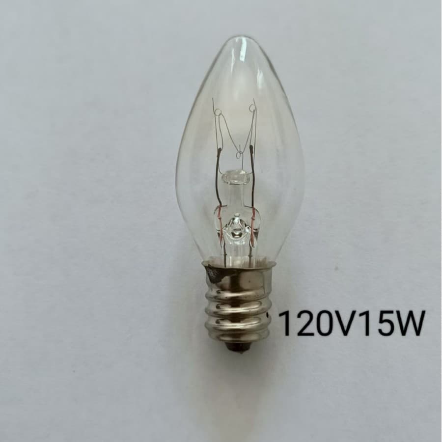 C7 US Standard E12 Incandescent Salt Lamp/String Lights 120V 15W - Cross-border E-commerce Special