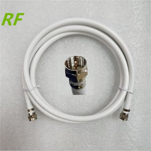 RF cable TV antenna adapter RG6 F male to male