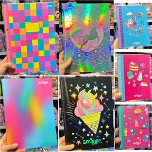 Australia Smiggle Notebook, Cartoon Diary for Primary School Students Grades 1-6, Softcover Lined Notebook