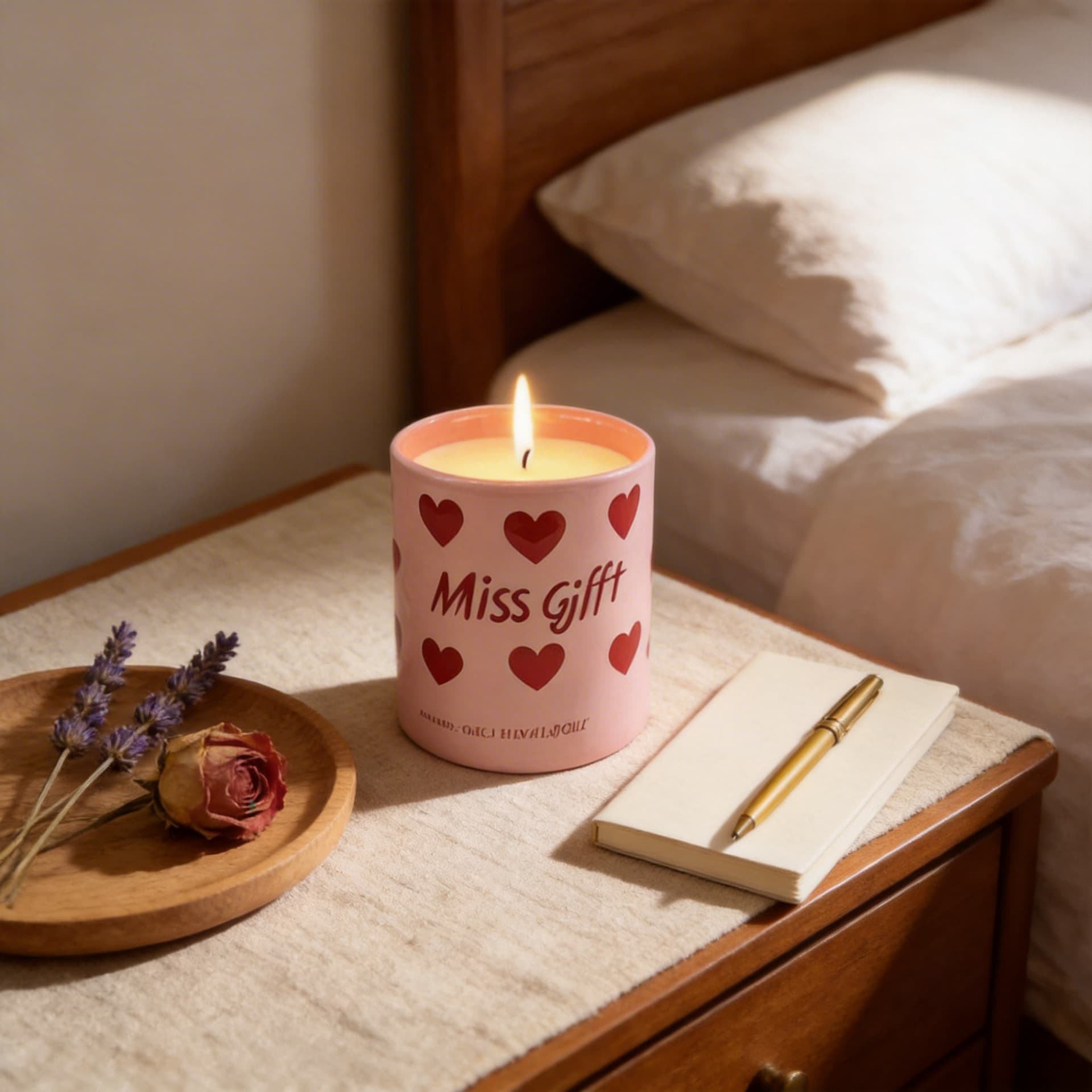 Export custom love aromatherapy ceramic candle jar Amazon hot selling aromatherapy atmosphere candle cup ceramic crafts