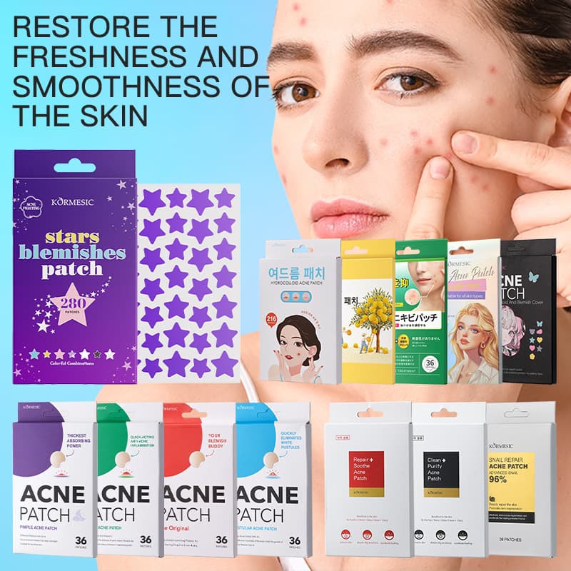 KORMESIC Acne Patch (all-English) Acne Patches, Invisible Acne Treatment, Cross-border Trade Manufacturer Wholesale
