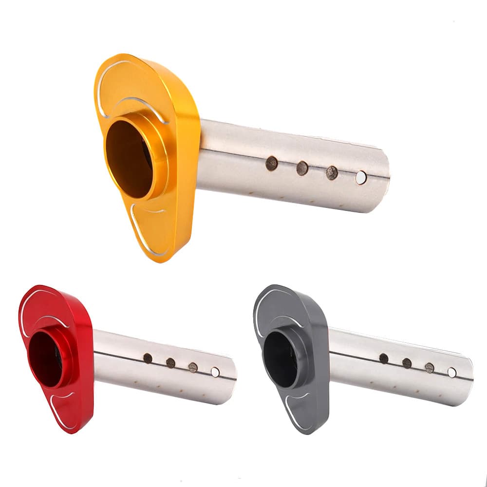 K10 Triangle Tail Specific Silencer, Four Colors Available, Compatible with Motorcycle Exhaust Pipe Modification Silencer