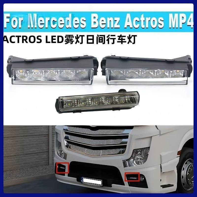 Daytime Running Light 2645 2651 Mercedes-Benz Truck MP4 New ACTROS LED Fog Light Bumper Light Assembly Parts