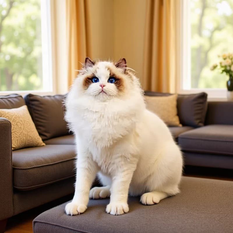 Ragdoll Kitten Purebred Seal Bicolor Pet Cat Small Fairy Cat Live Blue Bicolor Cat Live Animal
