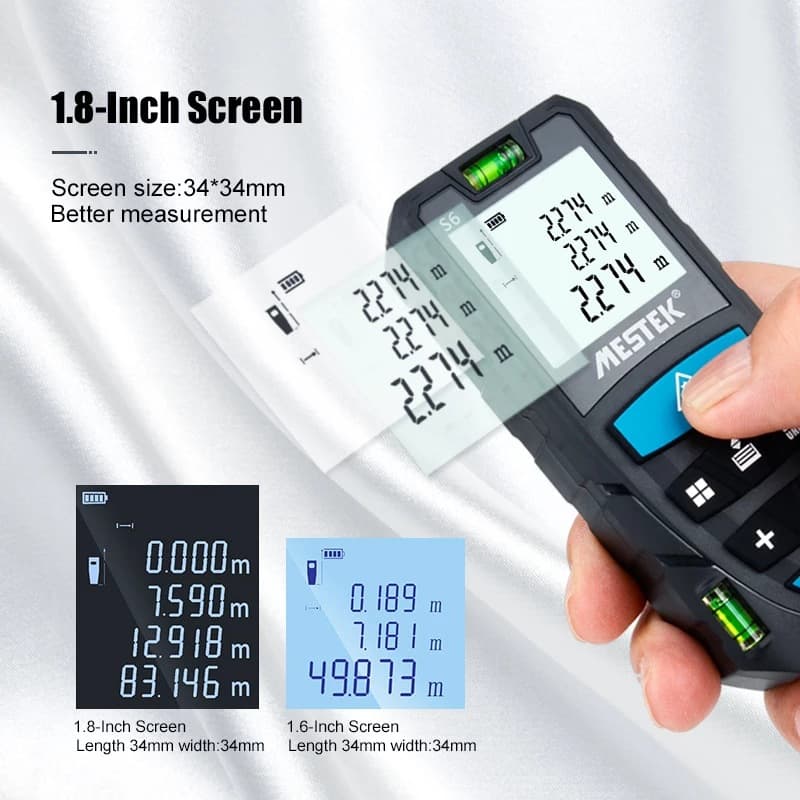Handheld Electronic High-Precision Laser Distance Meter Infrared Electronic Ruler Laser Tape Room Distance Measuring Instrument